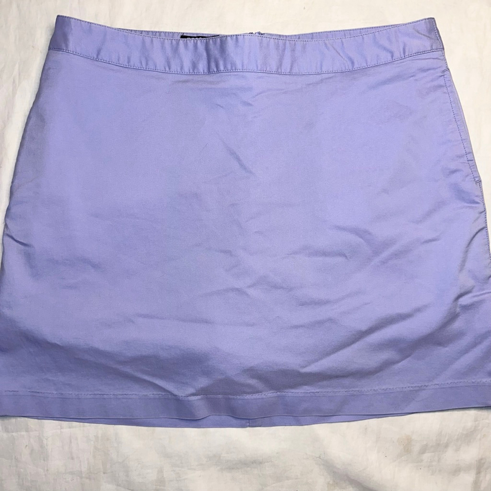 EUC Women’s Size 12 Adidas Stretch Athletic Skort Golf Tennis Periwinkle Blue